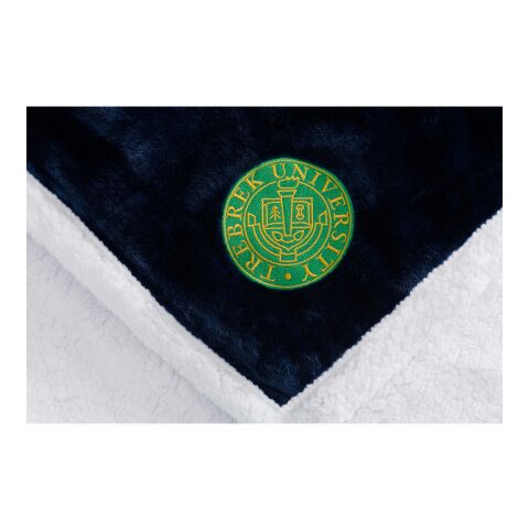 Field &amp; Co.® Chevron Striped Sherpa Blanket Navy | No Imprint | not available | not available