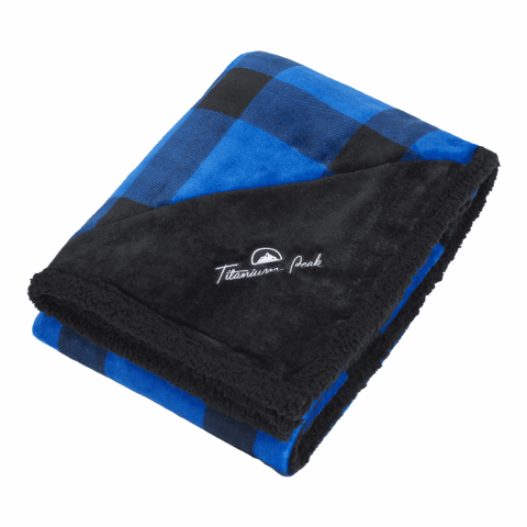 Field &amp; Co.® Buffalo Plaid Sherpa Blanket