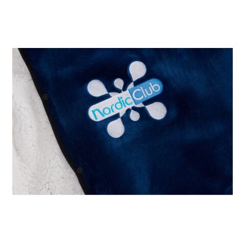 Oversized Wearable WFH Cozy Fleece Sherpa Blanket Navy | No Imprint | not available | not available