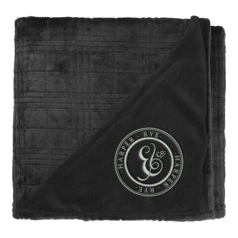 Luxury Comfort Flannel Fleece Blanket Black | No Imprint | not available | not available