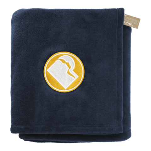 Recycled PET Oversized Coral Fleece Blanket Navy | No Imprint | not available | not available