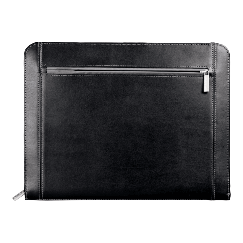 Metropolitan Zippered Padfolio Standard | Black | No Imprint | not available | not available