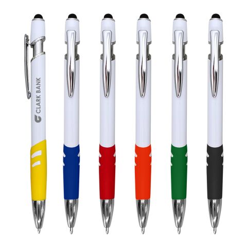 Landon Incline Stylus Pen Standard | White-Royal Blue | No Imprint | not available | not available