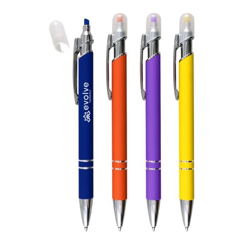 Mia Incline Pen With Highlighter Blue | No Imprint