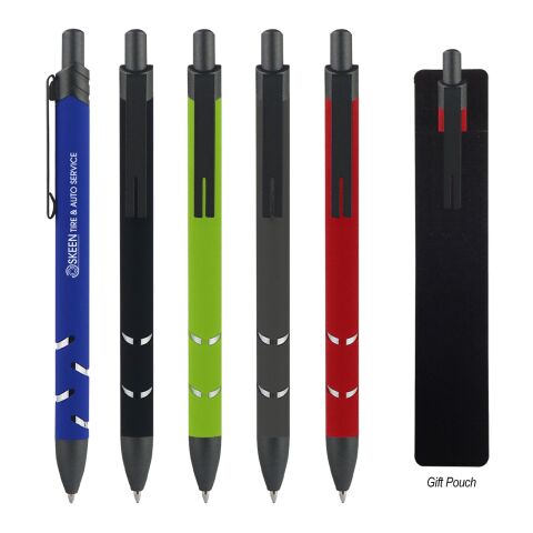 Axel Pen Standard | Gun Metal | 1-color Screen Print | Barrel | 1.50 Inches × 0.38 Inches