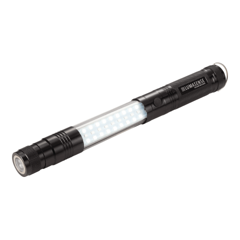 Telescopic Magnetic COB LED Flashlight w/Sidelight Standard | Black | No Imprint | not available | not available
