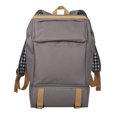 Café Picnic Backpack for Two Standard | Gray | No Imprint | not available | not available