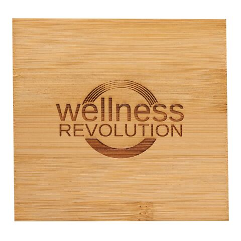 FSC Bamboo Coaster Set Standard | Natural | No Imprint | not available | not available
