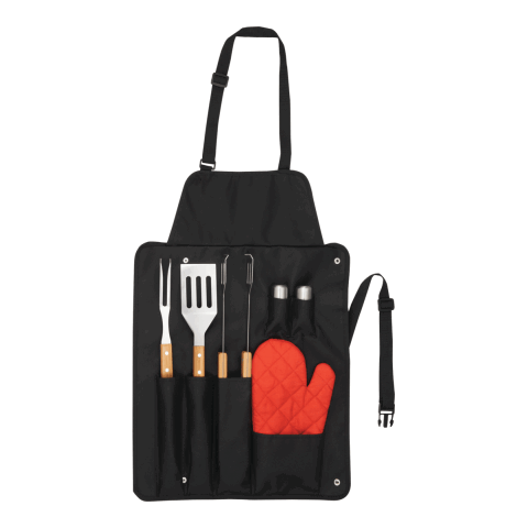 BBQ Now Apron and 7 piece BBQ Set Black | No Imprint | not available | not available