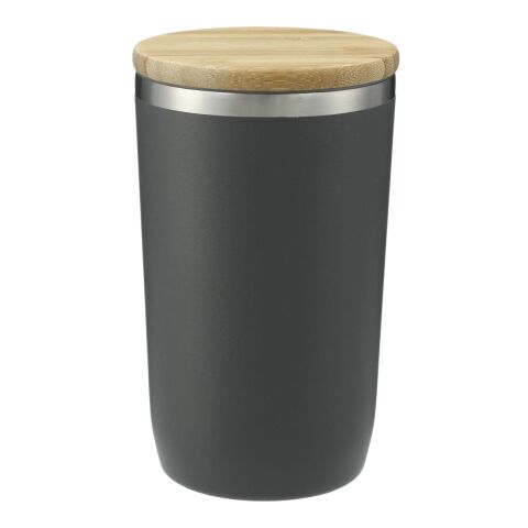 Brees Copper Vac Tumbler w/ FSC Bamboo lid 14oz Standard | Gray | No Imprint | not available | not available