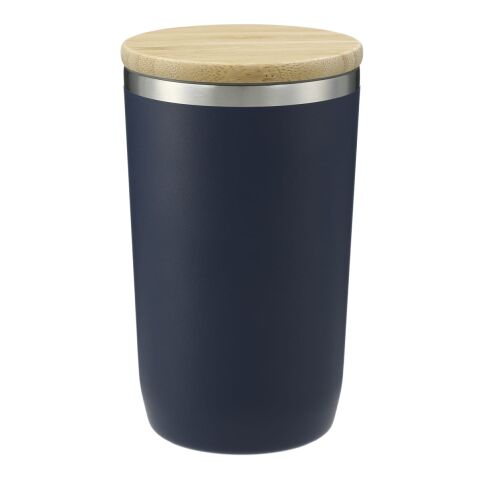 Brees Copper Vacuum Tumbler with FSC Bamboo lid 14oz Standard | Navy | No Imprint | not available | not available