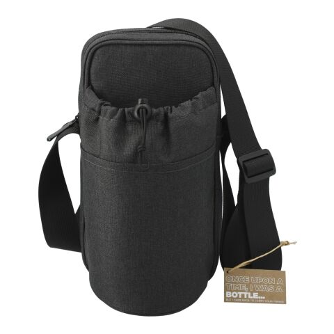 Traver RPET Adjustable Bottle Sling Cooler w/Pouch Charcoal | No Imprint | not available | not available
