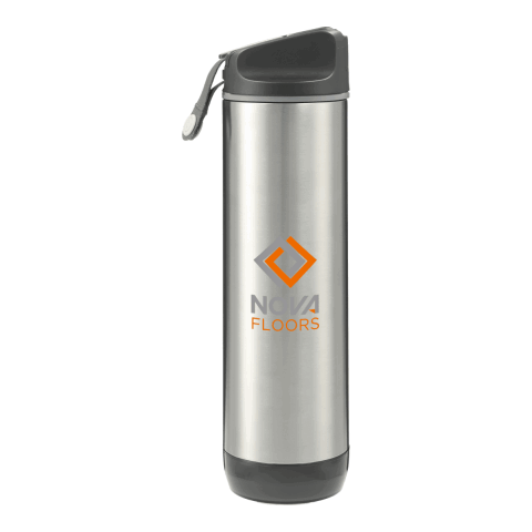 HidrateSpark Steel 21oz Straw Lid Standard | Silver | No Imprint | not available | not available