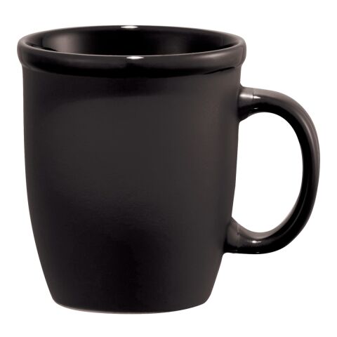 Cafe Au Lait Ceramic Mug 12oz Standard | Black | No Imprint | not available | not available