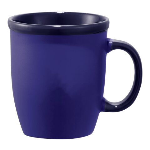 Cafe Au Lait Ceramic Mug 12oz Standard | Blue | No Imprint | not available | not available