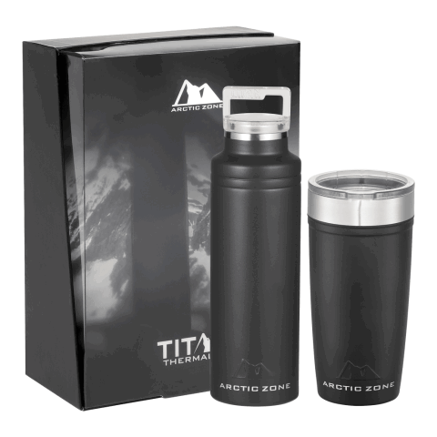 Arctic Zone® Titan Thermal HP® Copper Vac Gift Set Black | No Imprint
