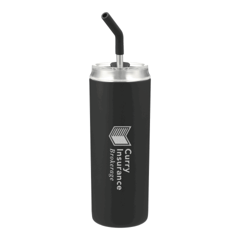 Marka Copper Vac Tumbler w/ SS straw 20oz Standard | Black | No Imprint | not available | not available