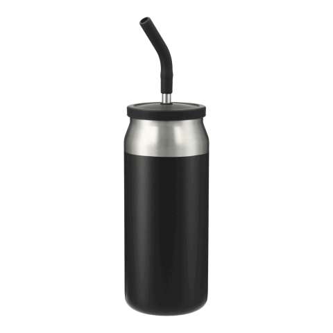 Gusto Stainless steel Tumbler w/ SS Straw 23oz Black | No Imprint | not available | not available