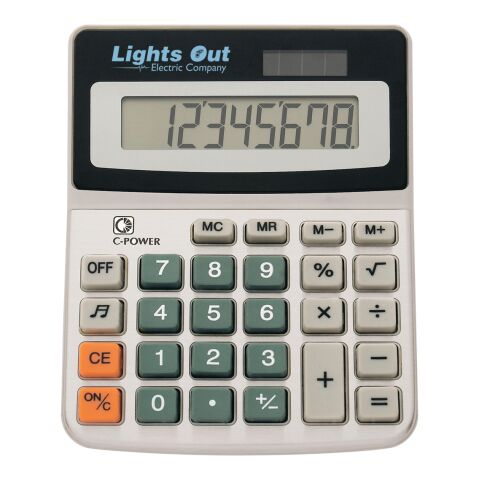 Desk Calculator Silver with Black | No Imprint | not available | not available