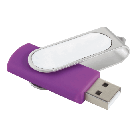 Domeable Rotate Flash Drive 1GB Purple | No Imprint | not available | not available