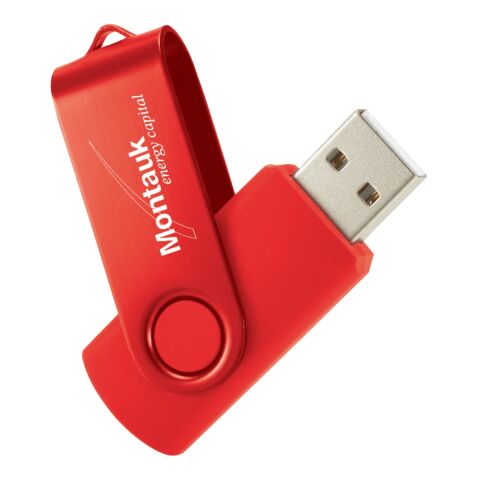 Rotate 2Tone Flash Drive 4GB Standard | Red | No Imprint | not available | not available