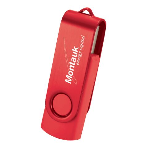 Rotate 2Tone Flash Drive 4GB Standard | Red | No Imprint | not available | not available