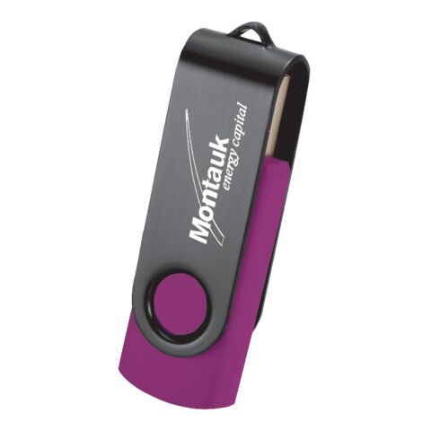 Rotate Black Clip Flash Drive 2GB Standard | Purple | No Imprint | not available | not available
