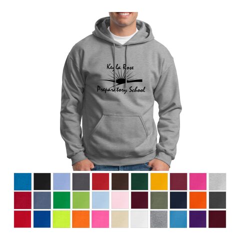 Gildan® Adult Heavy Blend™ Hooded Sweatshirt Light Pink | S | No Imprint