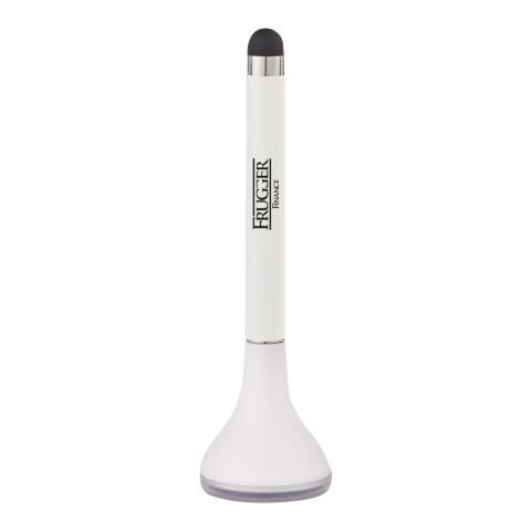 Stylus Pen Stand With Screen Cleaner White | No Imprint | not available | not available