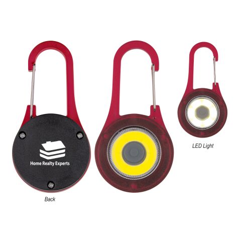 Hartney COB Light With Carabiner Transparent-Red | No Imprint | not available