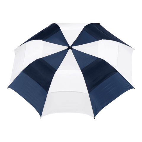 58&quot; Vented Auto Open Folding Golf Umbrella Navy-White | No Imprint | not available | not available