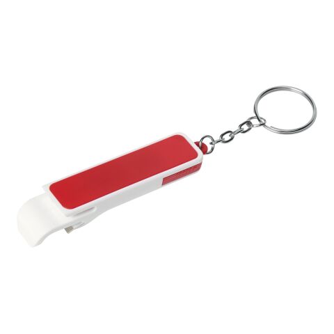 Bottle Opener/Phone Stand Key Chain white-red | No Imprint | not available | not available