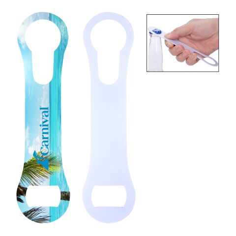 Full Color Bottle Opener White | Sublimation | Side1 | 2.00 Inches × 7.38 Inches