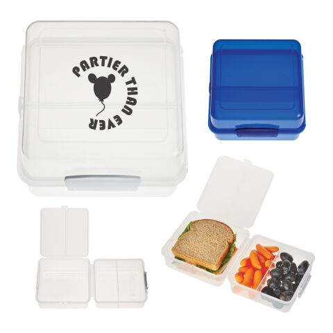 Split-Level Lunch Container transparent | No Imprint | not available | not available