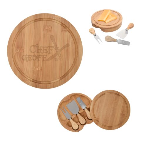 3-Piece Bamboo Cheese Server Kit