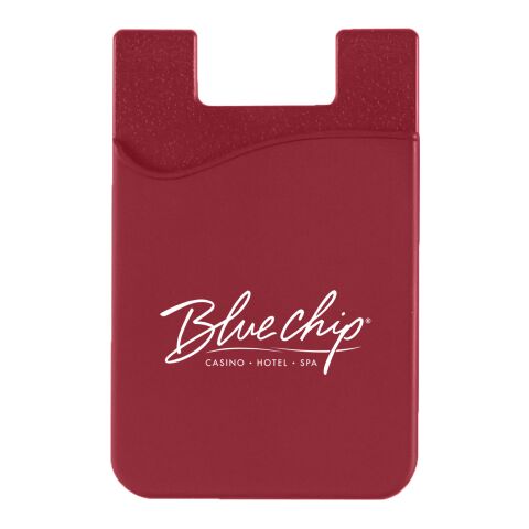 Silicone Phone Wallet Burgundy | No Imprint | not available | not available