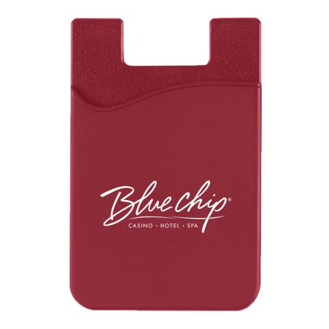 Silicone Phone Wallet Burgundy | No Imprint | not available | not available