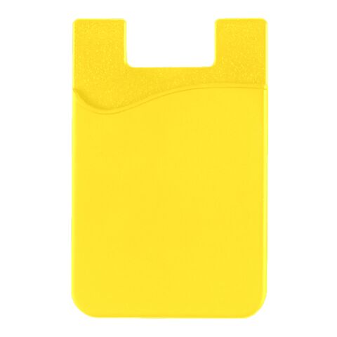 Silicone Phone Wallet Yellow | No Imprint | not available | not available