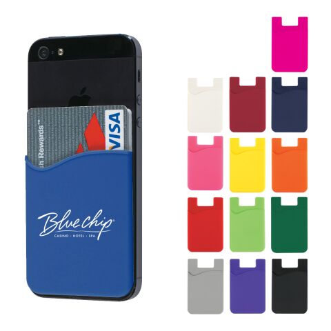 Silicone Phone Wallet Burgundy | No Imprint