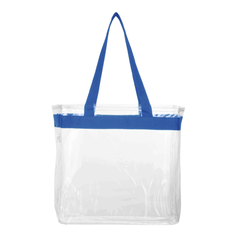 Game Day Clear Stadium Tote Standard | Royal Blue | No Imprint | not available | not available