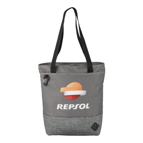 Hayden Zippered Convention Tote Graphite | No Imprint | not available | not available
