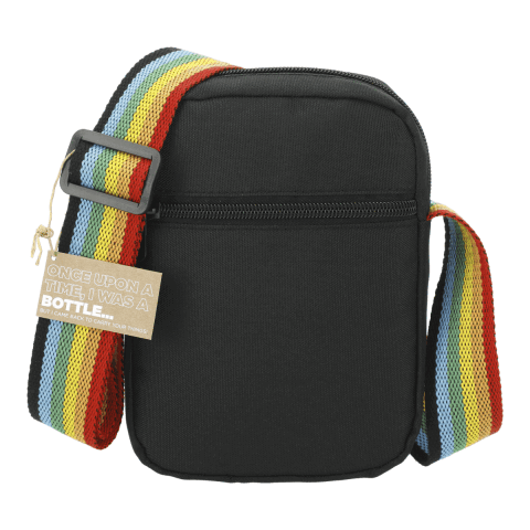 Rainbow RPET Crossbody Tote Standard | Black | No Imprint | not available | not available