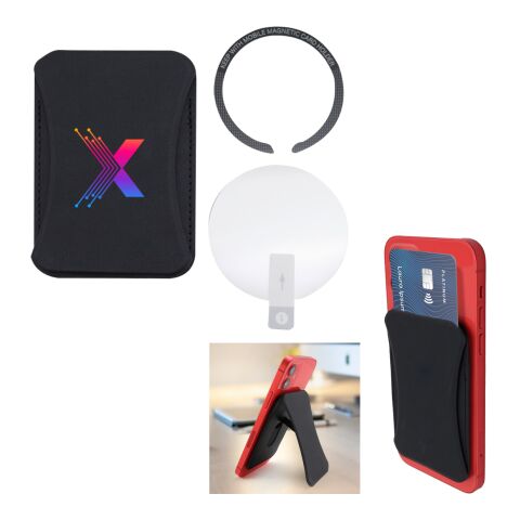 Magnetic Phone Wallet and Stand Black | No Imprint | not available | not available