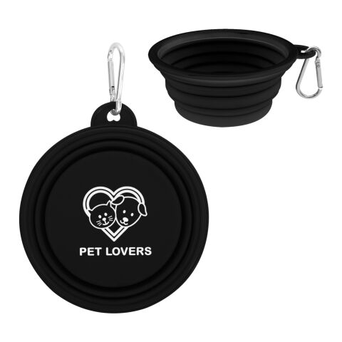 Collapsible Pet Bowl Black | No Imprint | not available