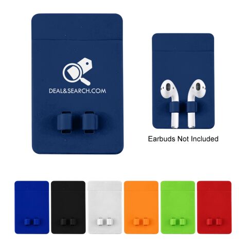 Phone Wallet With Earbuds Holder White | No Imprint | not available | not available