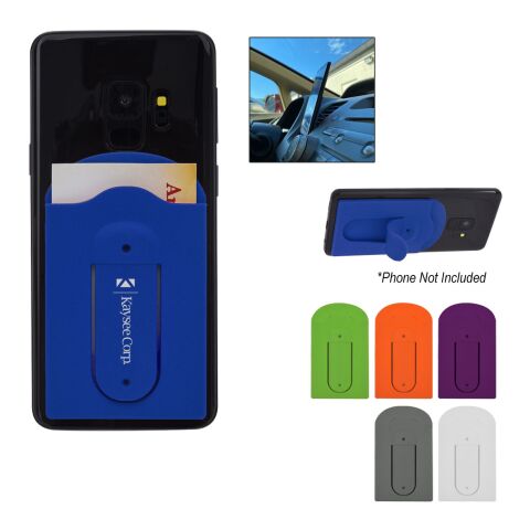 Silicone Vent Phone Wallet With Stand