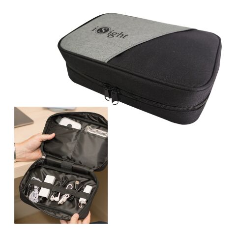 Contempo Heathered Tech Organizer Black | No Imprint | not available | not available