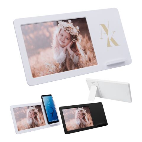 Wireless Charging 4&quot; x 6&quot; Picture Frame White | No Imprint | not available | not available
