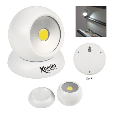 360° COB Light With Magnetic Base White | No Imprint