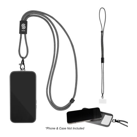 Tether Cord Phone Lanyard Black | No Imprint | not available | not available